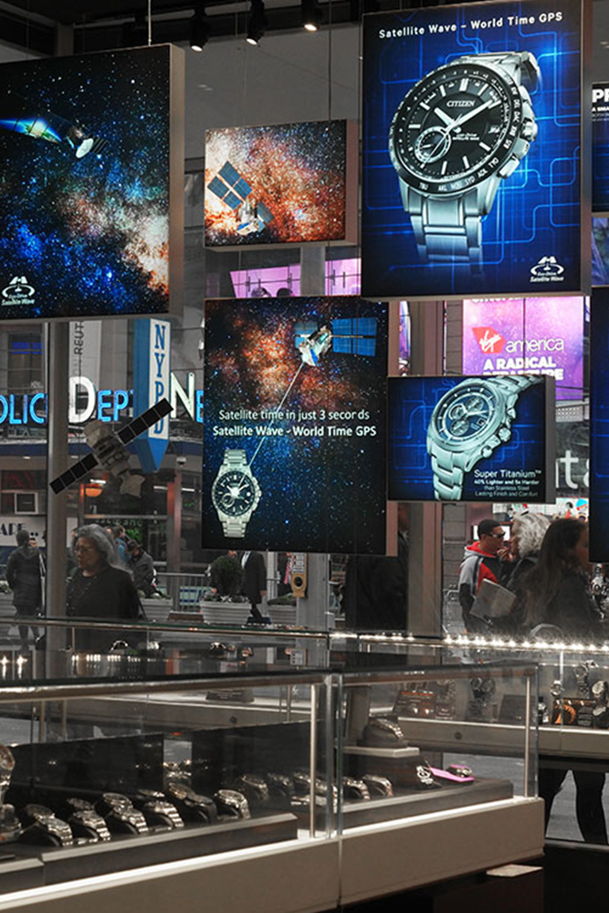 frameless light SEG frame silicone edge fabric signage retail store